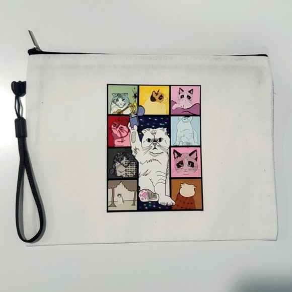 Taylor Swift Handbags - NWOT Taylor Swift Inspired Cat Makeup Bag